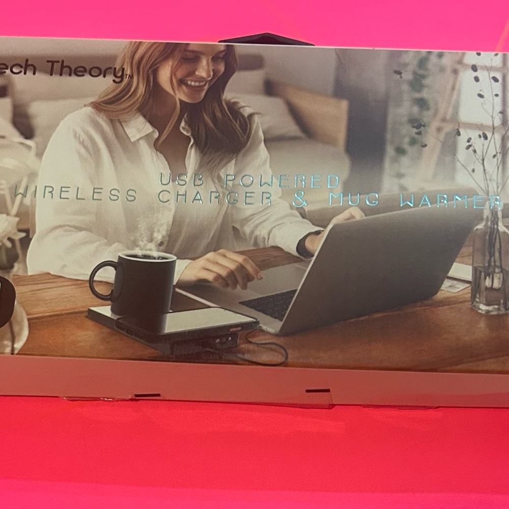 Tech Theory USB Powered Wireless Charger & Mug Warmer